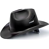 SAFEBUILDER Cowboy Style Hard Hat Class C Safety Helmet Vented Full Brim Hard Hats Work Safety Helmet for Men and Women Outdoor,Industrial,Construction Head Protection- ANSI Approved