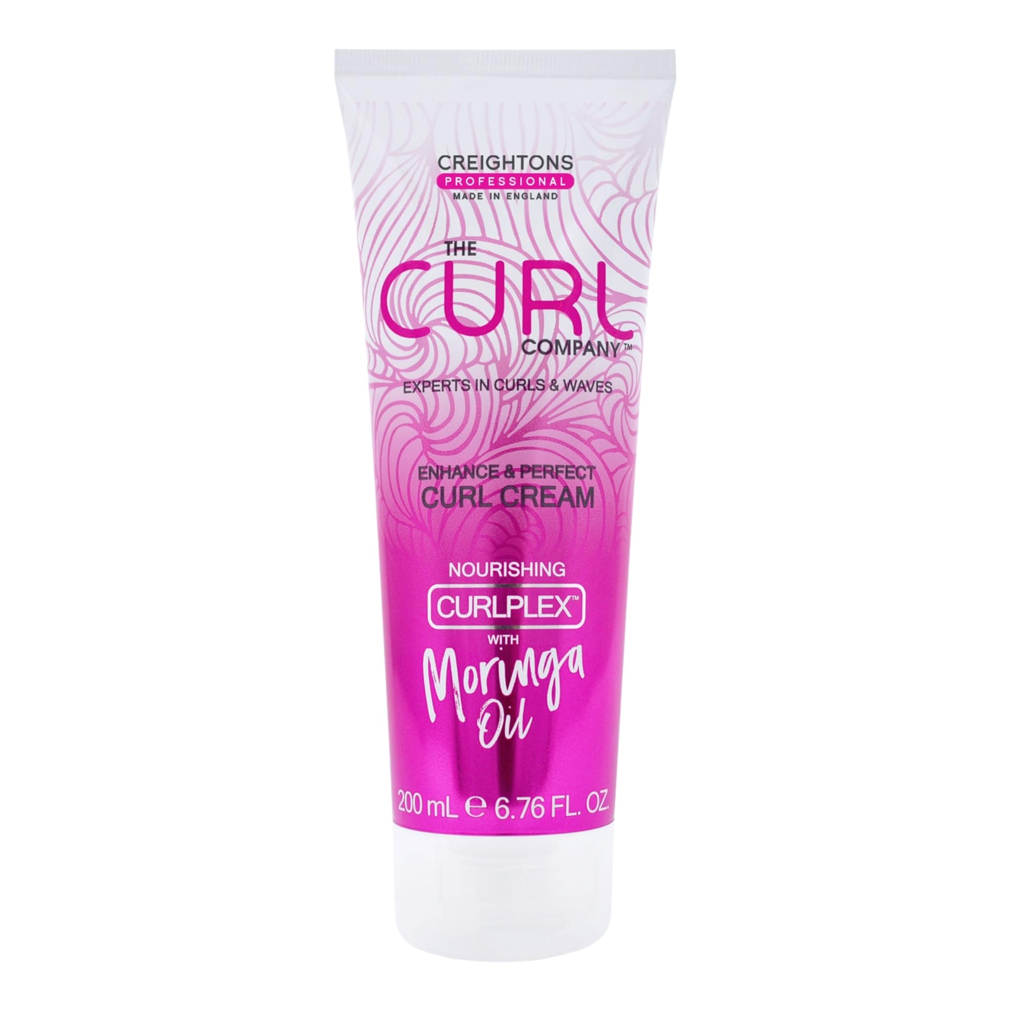 The Curl Company Enhance & Perfect Curl Cream (200ml) - Professionally Formulated with Nourishing Curplex with Moringa Oil. Experts in Curls & Waves