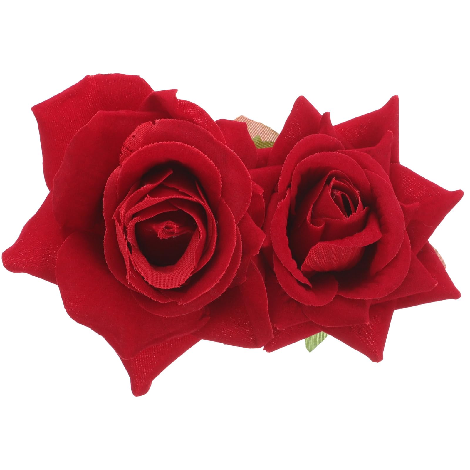 SOLUSTRE Hairpin Rose Hair Clip Elegant Bobby Pin Women Rose Hair Accessories for Ladies Girls Valentines Day Decoration, Red