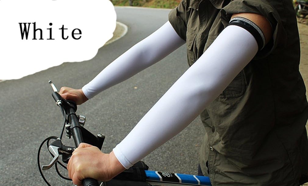 Arm Sleeves For Women Men Cycling Armwarmers Summer UV Sun Protection: Clothing