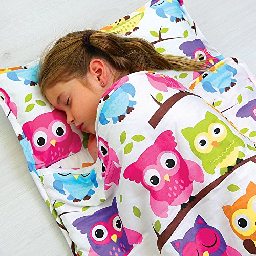 Bambino Bliss Kids Nap Mat with Removable Pillow Soft, Lightweight