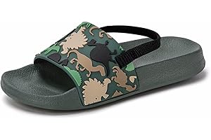 Boys Slide Sandals Kids Anti-slip Shower Slippers Toddler House Flip Flop Beach Slides