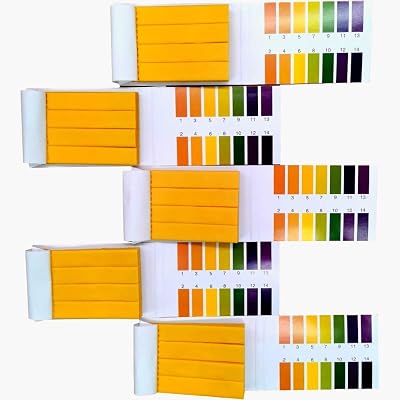 JIMITOP pH Test Strips 1-14 Scale 400 Strips for Water, Urine, Saliva, Pool, Spa