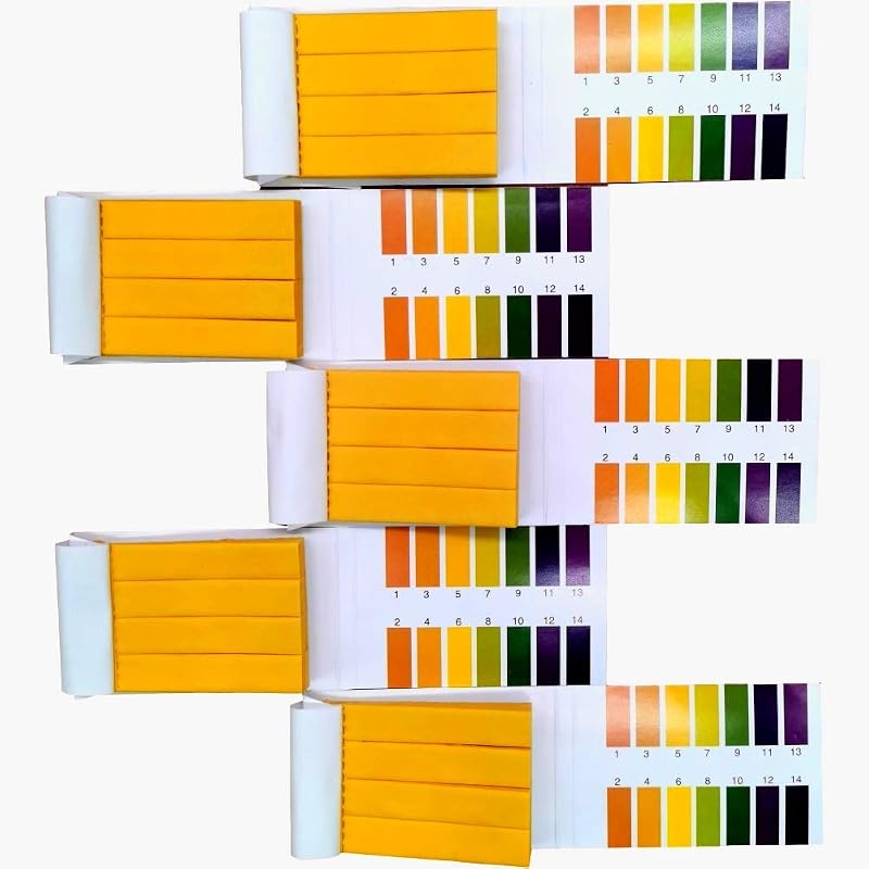 JIMITOP pH Test Strips 1-14 Scale 400 Strips for Water, Urine, Saliva, Pool, Spa