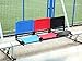 Ohuhu Stadium Chairs/Stadium Seats Bleacher Seats with Bungee Cord Cushion and Comfortable Backrest, Red
