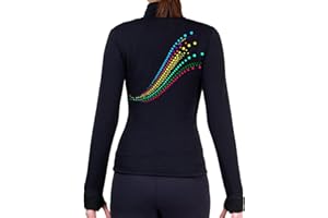 NY2 SPORTSWEAR Figure Skating Polartec Polar Fleece Jacket with Spangles JS113B - Adult Sizes