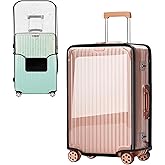 30 inch Suitcase Cover for Luggage Protector Clear PVC Waterproof Baggage Protective Cover for Tsa Approved Travel Sleeve Case