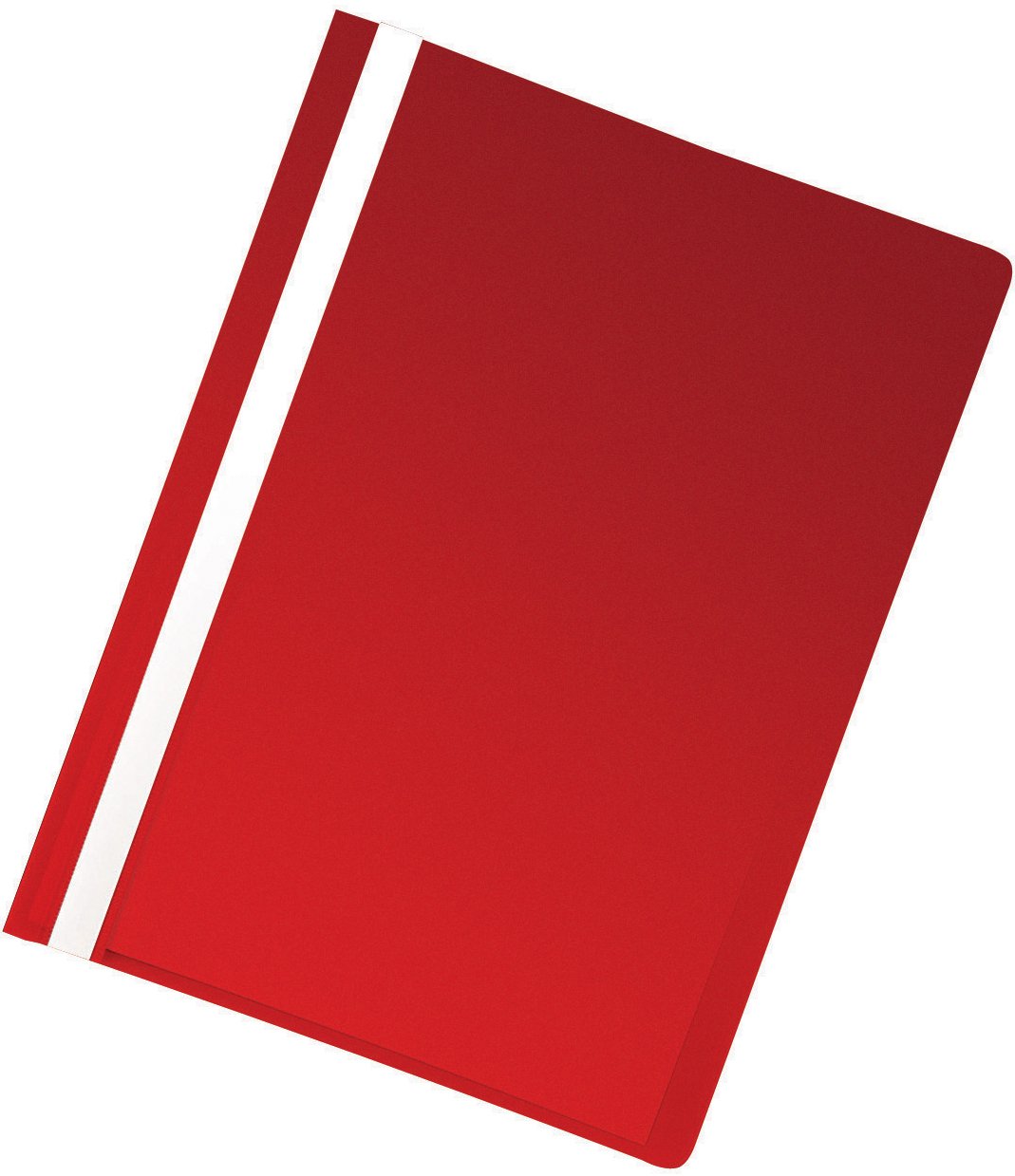 5 Star Office Project Flat File Lightweight Polypropylene with Indexing Strip A4 Red [Pack 5]
