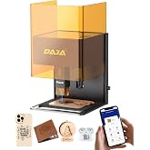 DAJA DJ6Pro 5W Enclosed Laser Engraver Machine Desktop Laser Cutter | Compact Laser Engraving Machine for DIY beginner-friendly support Lightburn with Rasiers