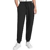 Latuza Women's Petite Lounge Pants Waffle Knit Joggers
