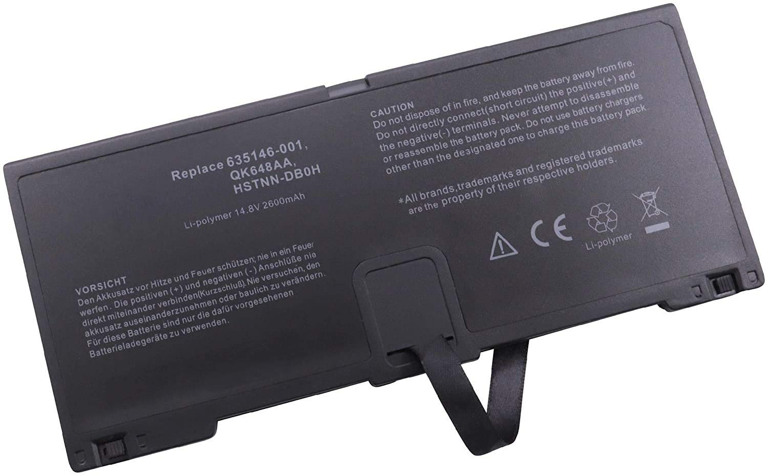 FN04 HSTNN-DB0H Laptop Battery Replacement for Hp ProBook 5330m Series Notebook FN04041 QG644PA QK648AA 634818-271 635146-001(14.8V 2600mah)