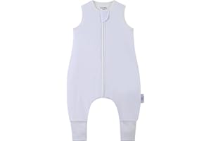 HIBBY Rayon from Bamboo Baby Sleep Sack with Feet & Legs | 1.0 TOG | Luxuriously Soft