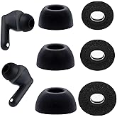 Klowcok Foam Ear Tips for OnePlus Buds 4/ Nord Buds 3/ Buds Pro 3/ Buds 3 | Replacement Earbuds Tips , 3 Pairs (S/M/L) Black