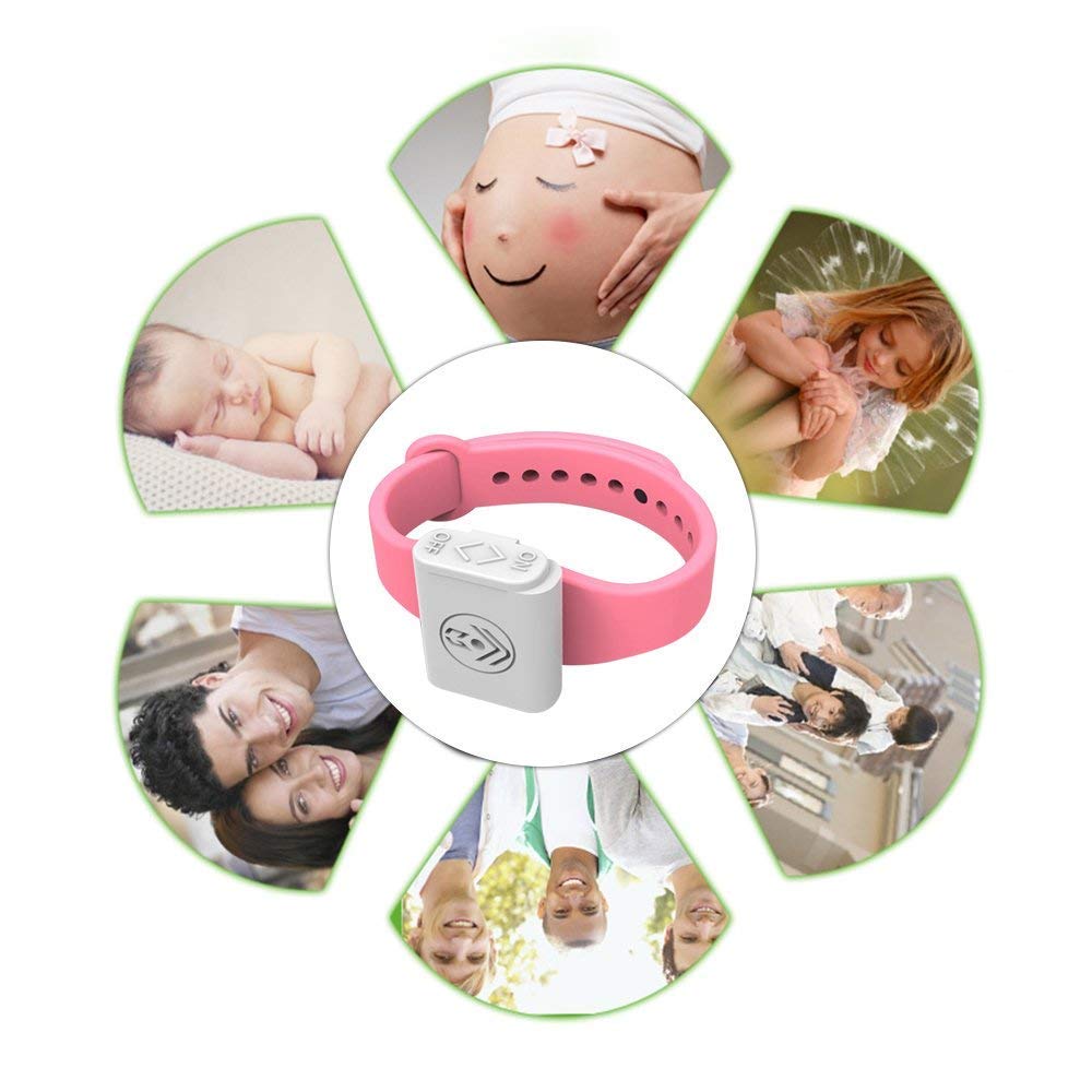 Homeda Camping Mosquito Repellent Bracelet, Electric Ultrasonic Mosquito Repellent Wristband Non-toxic Deet Free Eco-friendly for Camping & Hiking