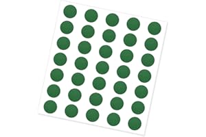 LEFENG SPORTS LeFeng Billiard Repair Patches - 35pcs Premium Pool Table Felt Restoration Kit, 35mm Easy-Apply Strong Adhesive Cloth Patches for Quick Fix, Durable Billiard Accessories for Home & Club Use(Green)