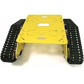 Swaytail Professional TS300 Shock Absorption Robot Tank Chassis with Suspension Supporting Holder for Arduino Raspberry Pie, RC Tracked Model with 2pcs DC Encoder Motor for STEAM Teaching