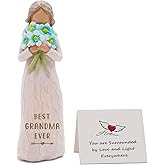 Peninpha Gifts for Grandma Birthday for Grandma Grandmother - Sculpted Hand-Painted Figure Gift for Mother's Day