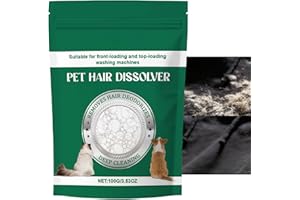 Hair Dissolver Pods, Pet Hair Remover, 60-Pack Laundry Pods with Safe Dissolving Formula, Fabric Care Detergent, Lint and Rem