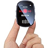 128GB Noise Reduction Voice Activated Recorder,Portable mini Recording Device,Power-on Password,Digital-Voice-Recorder with Playback,Timed Recording,Conference/Lecture/Classroom Learning