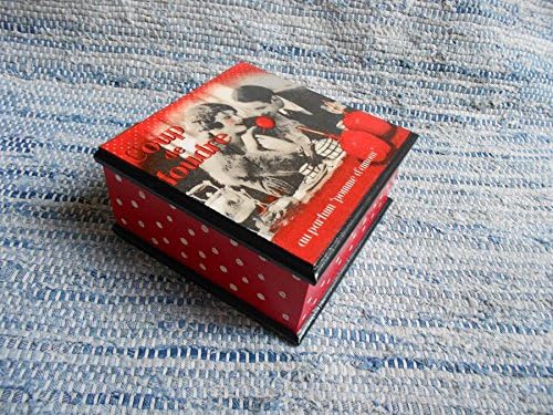 Retro wooden box / romantic box / decoupage box / jewelry box / vintage box / memory box / accessories box / handpainted / decorative box