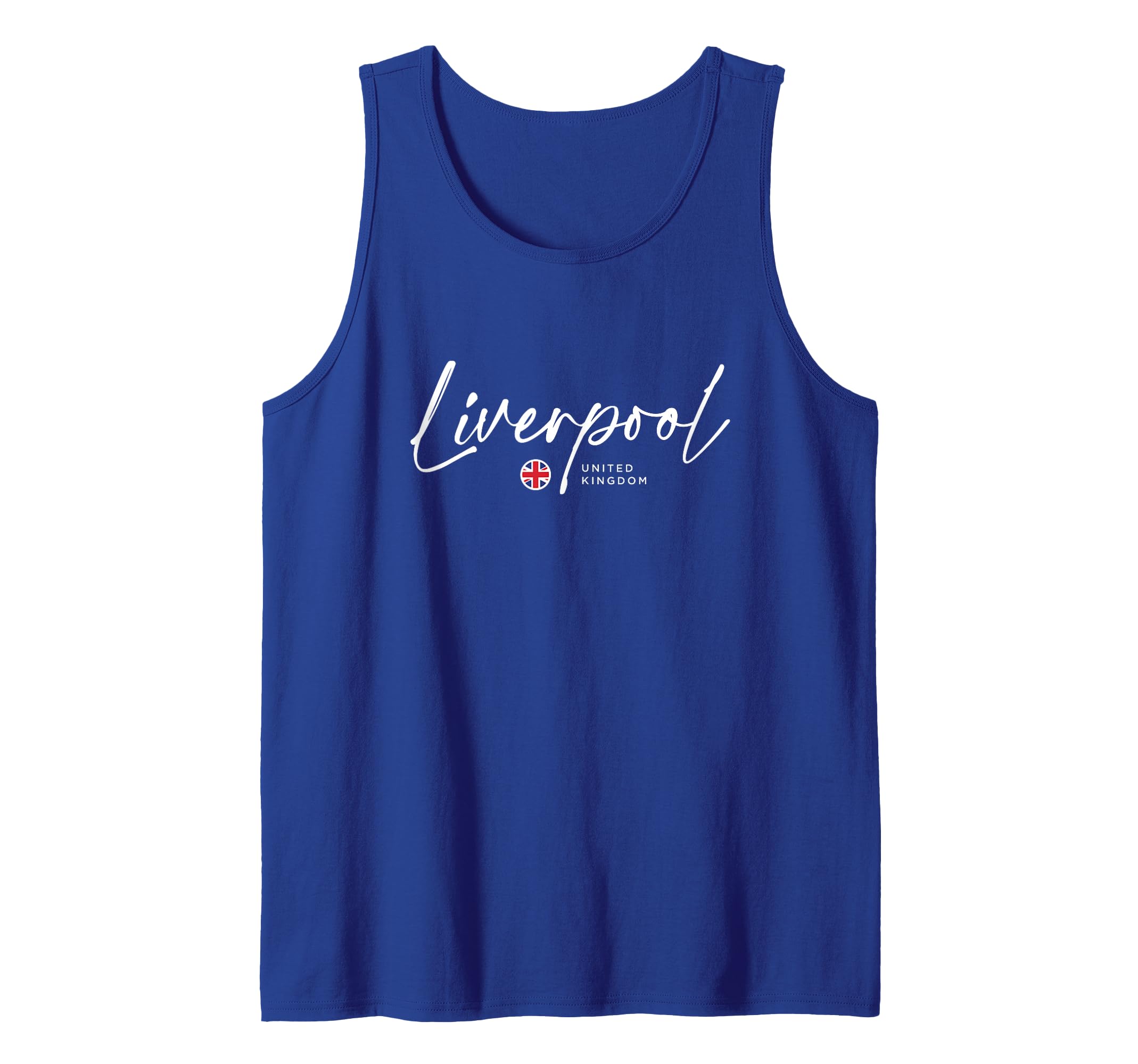 Liverpool UK United Kingdom Flag Tank Top