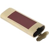 OHPHCALL Metal Matchstick Box Holder Waterproof Zinc Alloy Vintage Portable Outdoor Match Storage Case with Striker Plate Airtight Fire Starter Organizer for Camping and Hiking
