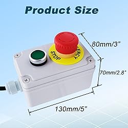 mxuteuk 120V 10A Magnetic Switch Table Saw Safety