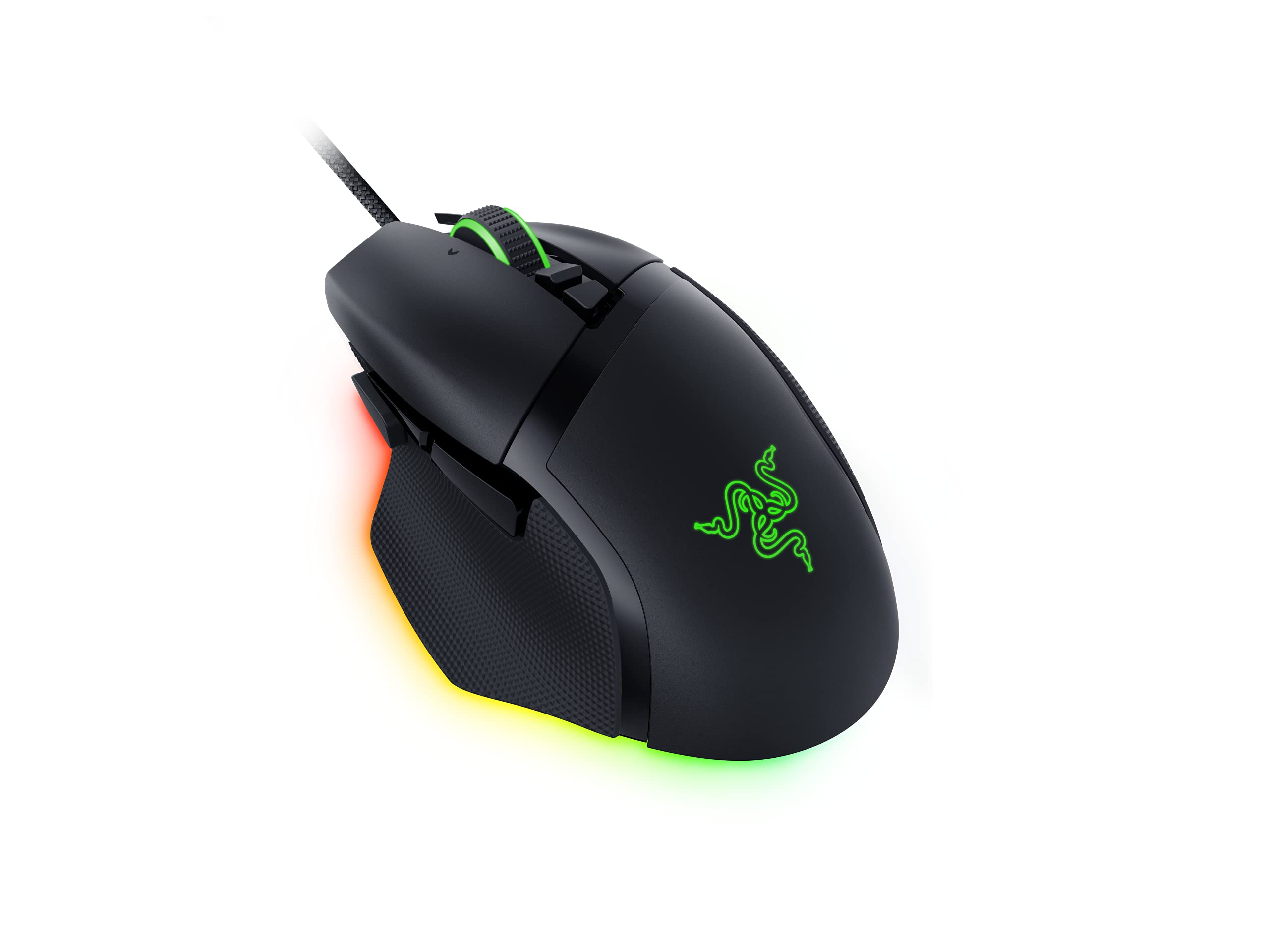 Razer Basilisk V3 35K - Vollständig anpassbare ergonomische kabelgebundene Gaming-Maus - Focus Pro 35K Sensor (HyperScroll Tilt Wheel, 11-Zonen-Beleuchtung, optische Mausschalter Gen-3) Schwarz