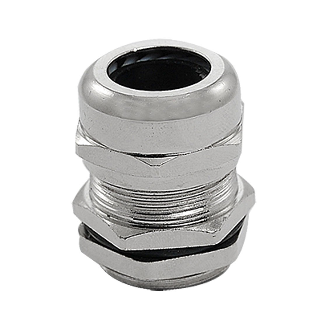 M22 Silver Tone Stainless Steel Waterproof Cable Gland Joints