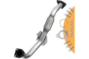 Exhaust Front Flex Pipe Assembly, Direct Fit for 2015-2016 Honda CR-V 2.4L,409 stainless steel Construction,(with Flange Bolt