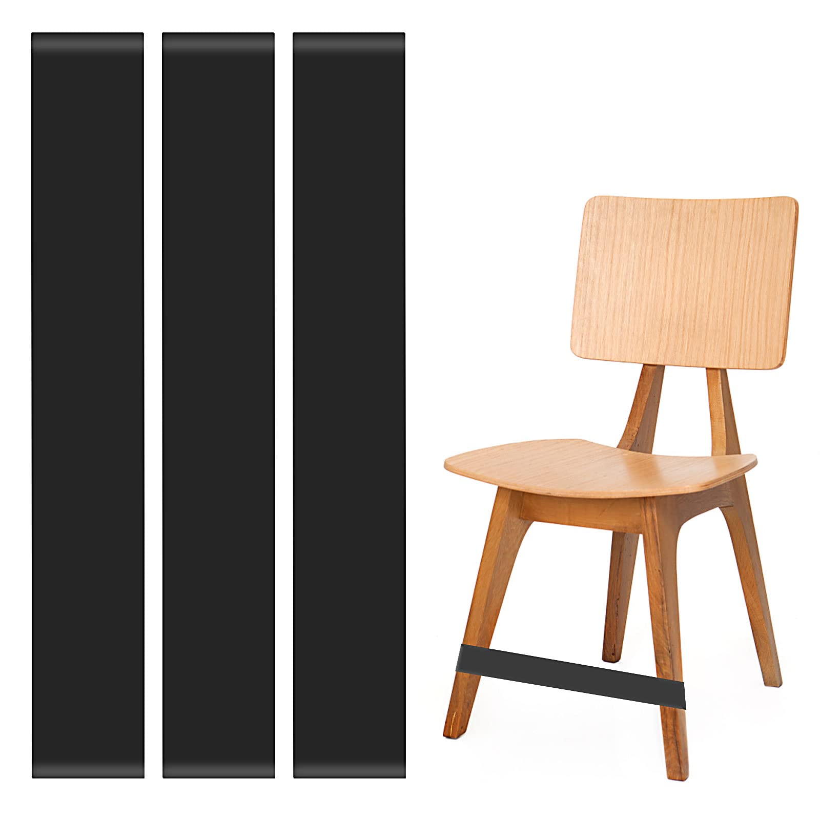 3Pcs Stretchy Chair Band for Kids,Thick Chair Bands for Classroom Chairs,Fidget Bouncy Stretch Resistant Bands Fit Kids with Sensory ADHD Autism (40 LBS)