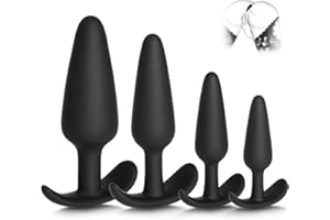 Expanding Plug Toys Sex Game Amal Plug Butt Toy Plug Toys Amal Plug Butt Toy for Sex GameTool Trainer Kit Sunglasses (4Pcs)