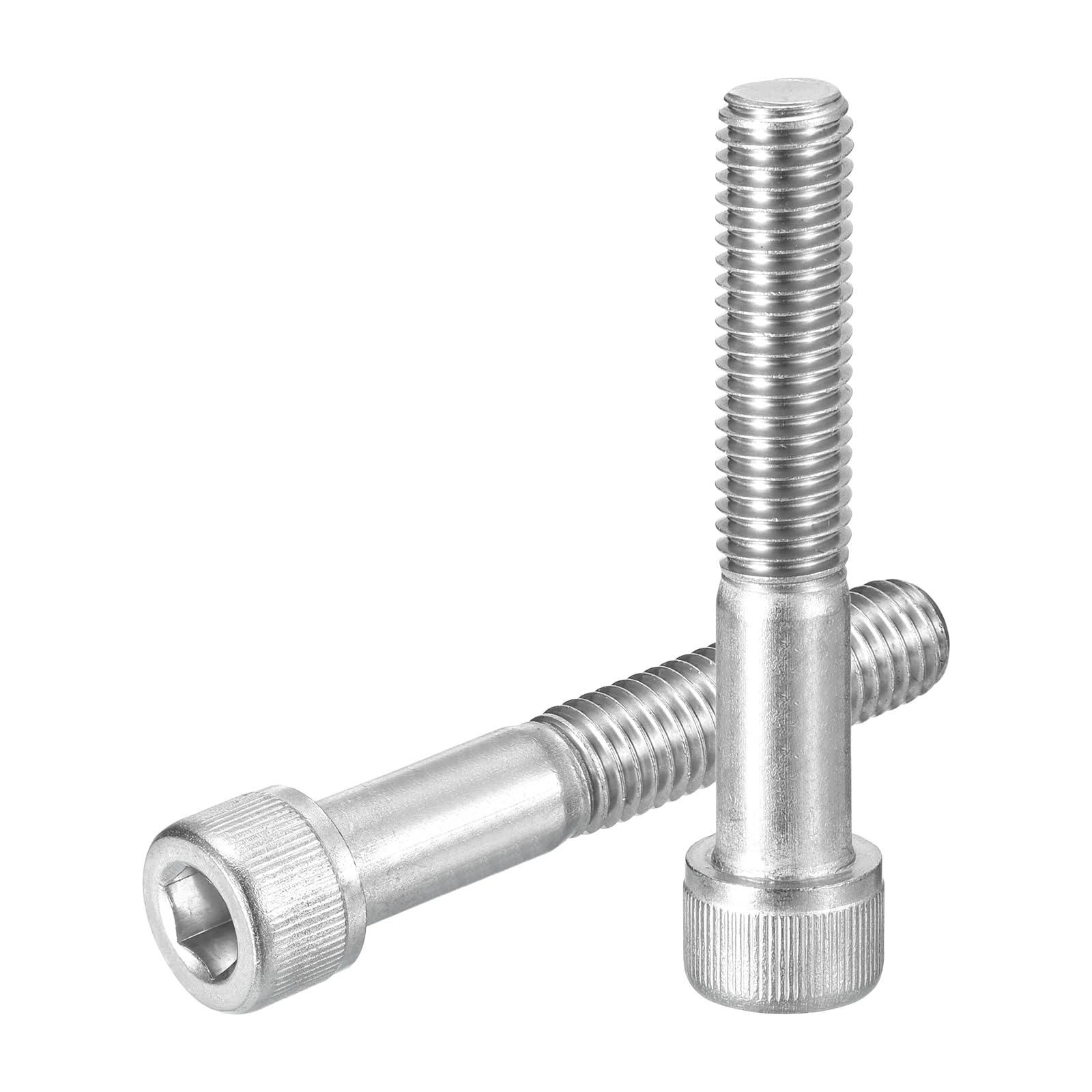 uxcell Hex Socket Bolts (1/2"-13x3-1/2"), 304 Stainless Steel Hex Socket Drive Screws, Silver Tone, 20 Pcs — image 1