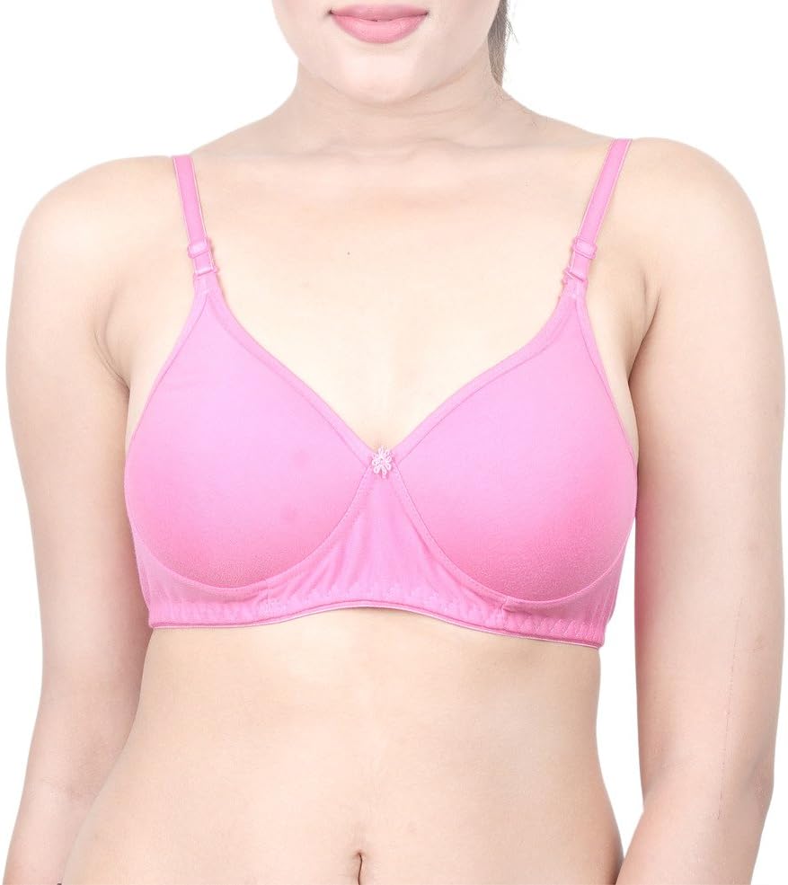 Tanishqa Women's Lace Padded Non-Wired Regular Bra