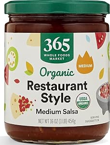 365 By Whole Foods Market, Organic Salsa, Restaurant Style Medium, 16 Ounce