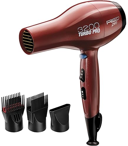 Amazon.com : RED by Kiss Titanium 2300 Detangler Hair Dryer