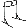 SimFab Monitor Mount Floor Stand for Racing and Flight Simulators | for Monitors up to 100x100mm VESA, 24, 27, 32, 34, 37, 49 Ultra Wide