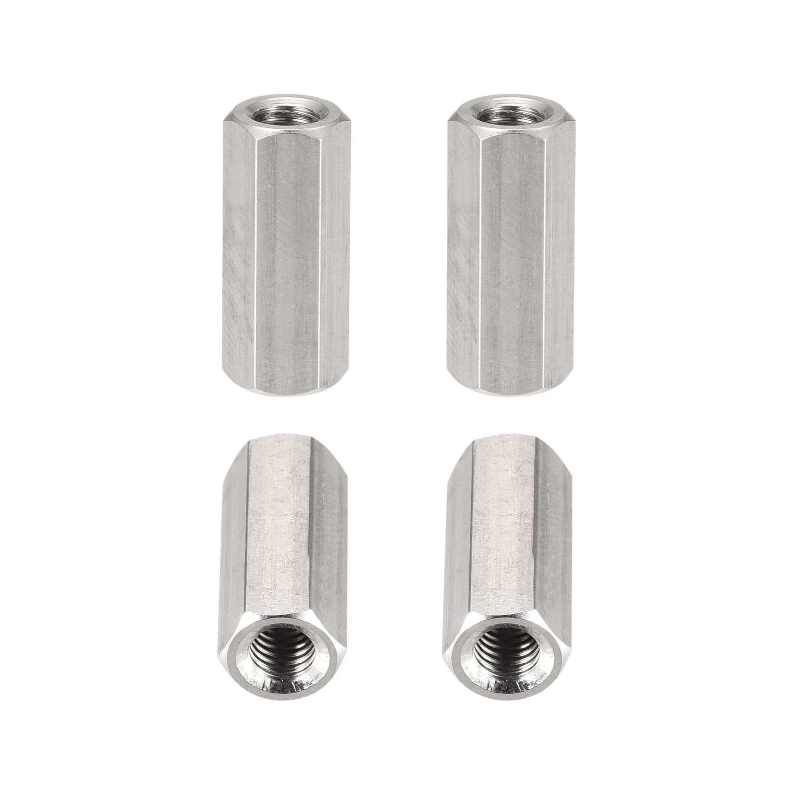 DTGN M5x20mm(DxL) - Hex Standoff Spacer Nuts -4Pack- Good for Electronic Machine - 304 Stainless Steel Coupling Screws