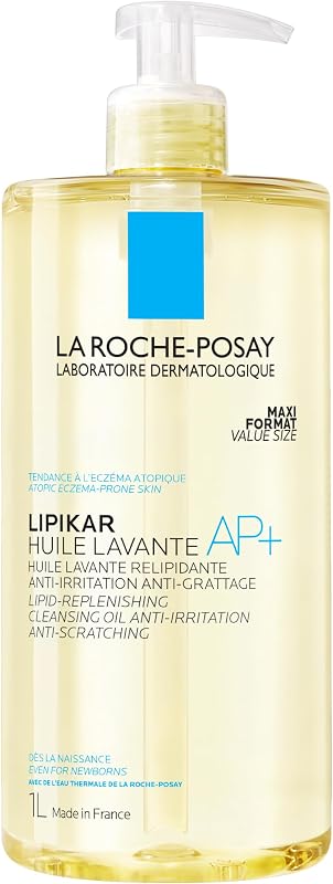 , Óleo de Limpeza Lipikar AP+, Gel de Limpeza Corporal, 1000 ml