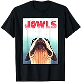 Funny Boston Terriers Jowls Dog Mom, Dog Dad T-Shirt