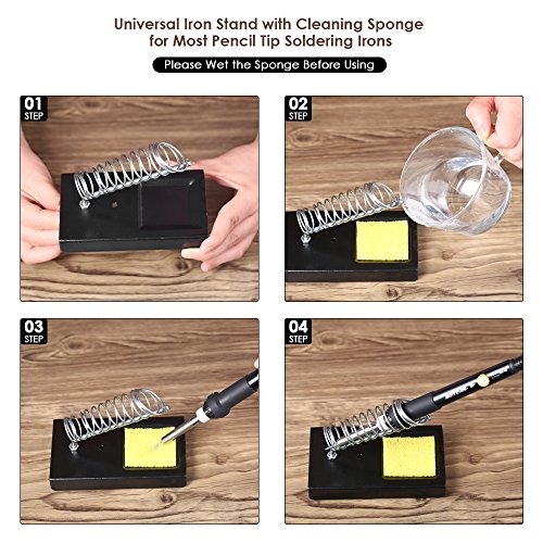 image for Meterk Soldering Iron Kit, 14 in 1 Adjustable Temperature Welding Sold