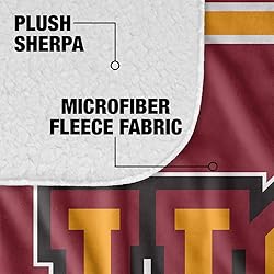 Ursinus Bears Primary Logo Stripes Sherpa