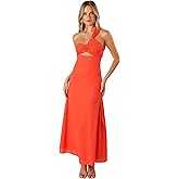 Petal & Pup Womens Luna One Shoulder Maxi Dress
