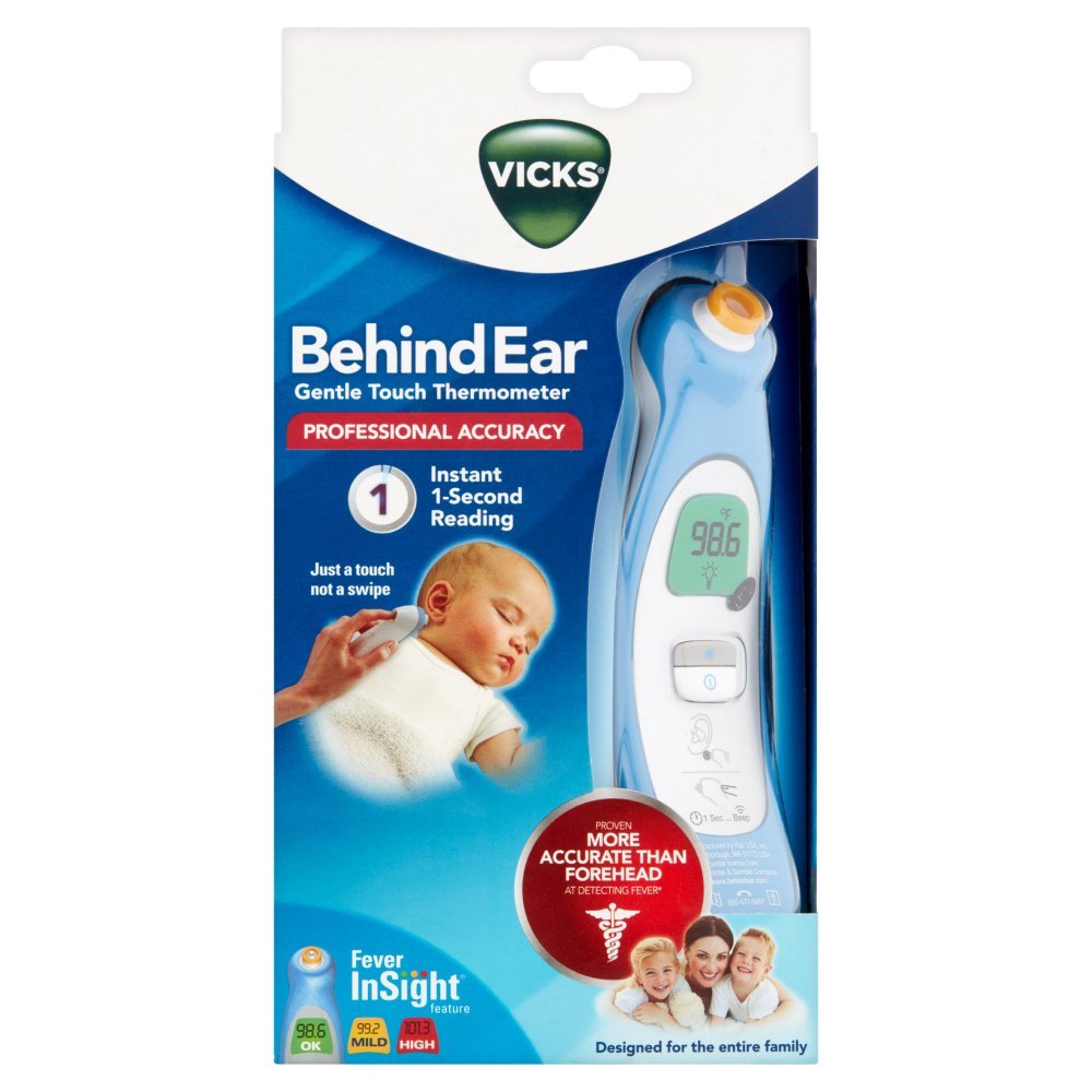Vicks Behind Ear Gentle Touch Thermometer, Each Amazon.co.uk Grocery