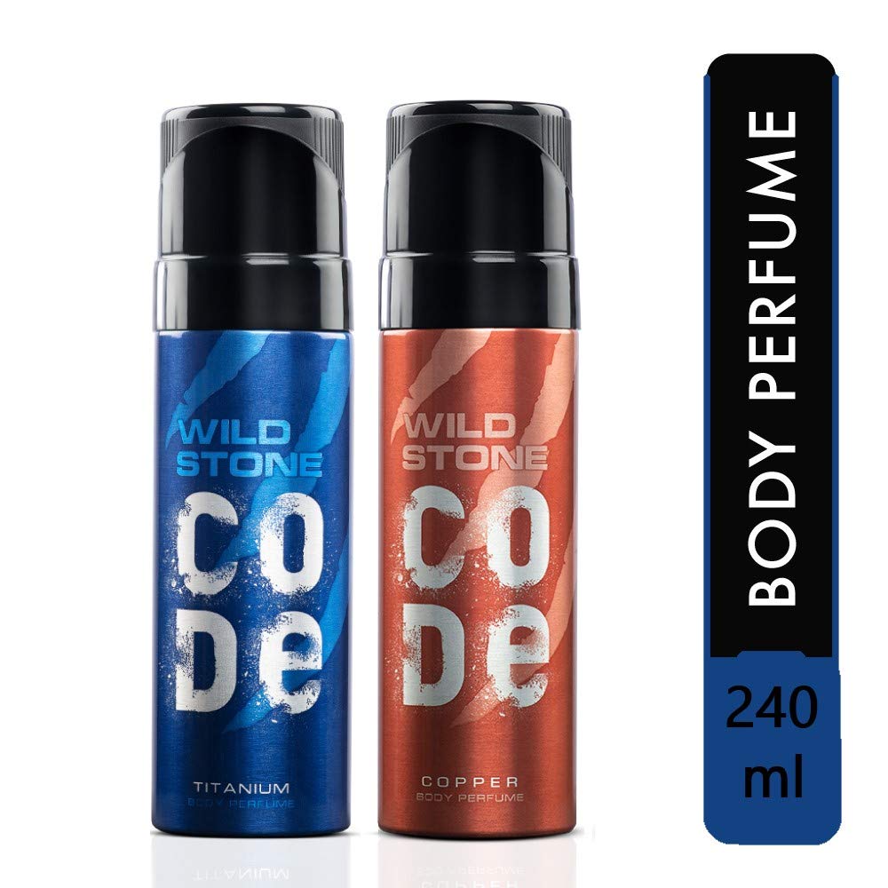 wild stone code copper body perfume