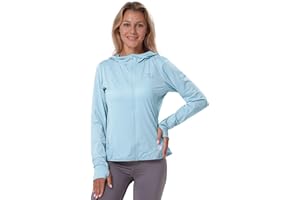 CAMELSPORTS Women UPF 50+ Athletic Jacket Sun Protection Long Sleeve Hiking Shirts Lightweight Outdoor Hoodie with Pocket