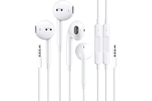 NIMIZO 2 Pack Wired iPhone Earbuds/iPhone Headphones/Earphones with 3.5mm Wired [MFi Certified] with Mic, Volume Control Compatible with iPhone,iPad,iPod,Computer,MP3/4,Android Most 3.5mm Audio Devices