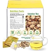 Soilmount Licorice Tea (Gan Cao/甘草)| Natural Herbal Drink | 18 Bags per Box, Soothing & Relaxing, Perfect for Daily Enjoyment