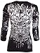 Xtreme Couture AFFLICTION Womens LS T-Shirt OFFERING Biker UFC Sinful