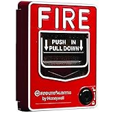 FIRE-LITE BG-12 - Fire Alarm Dual Action Manual Pull Station, Red